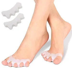 1 Pair Bangnistep GEL Toe Nail Separator Corrector Foot Care Products Toes Silicone Toe Separators Protector