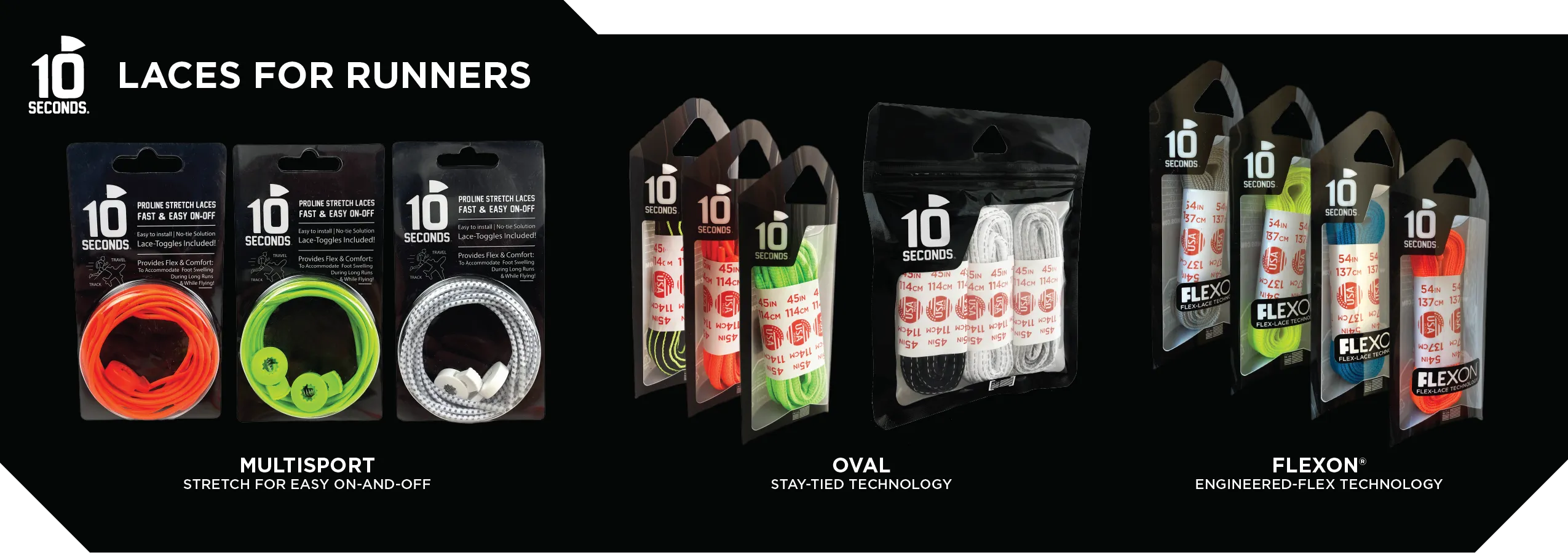 10 Seconds ® 2-Sided Display | Specialty Running