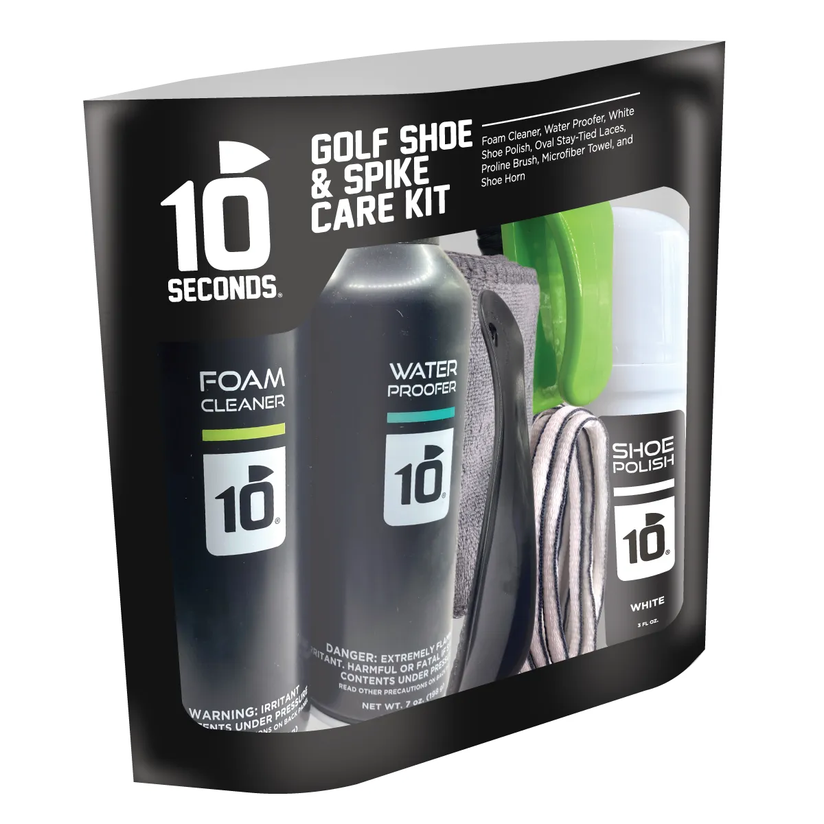 10 Seconds ® Golf Shoe & Spike Care Kit [PREORDER]