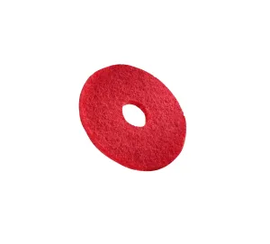 13" Red Buffing Pads, Case of 5, Tennant 1243341