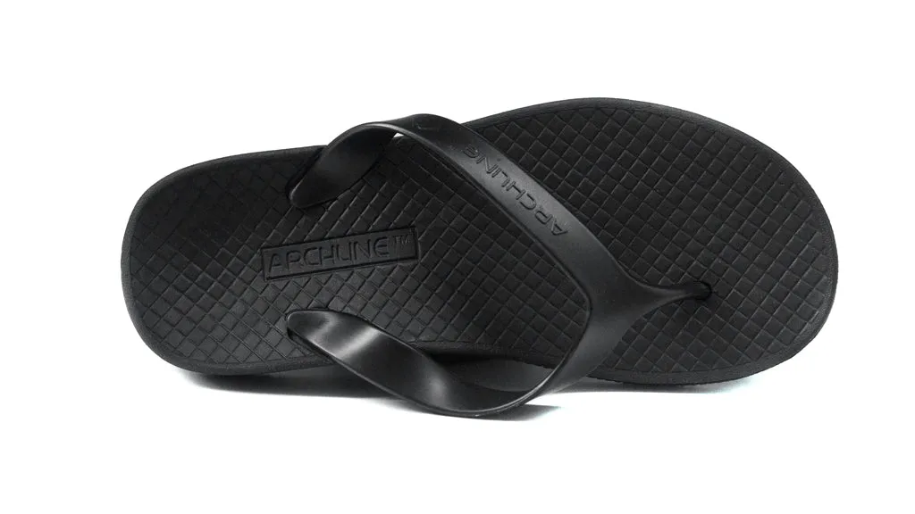 Archline Balance Flip Flops - Black