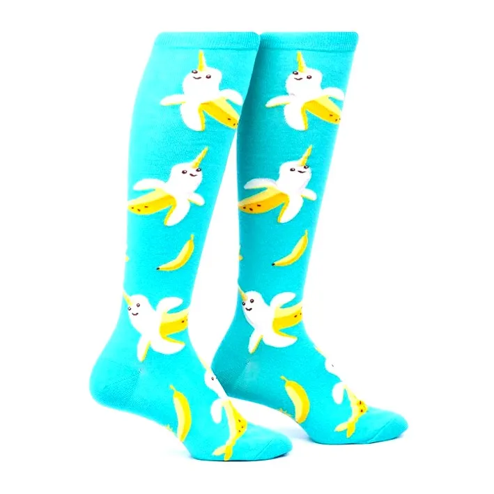 Bananarwhal Knee High Socks