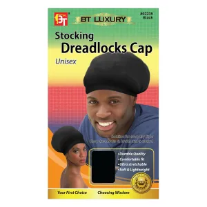 Beauty Town Unisex Sleeping Cap ?C Stretchable Soft Lightweight Night Headwear for Braids, Locs, and Dreads (Black)