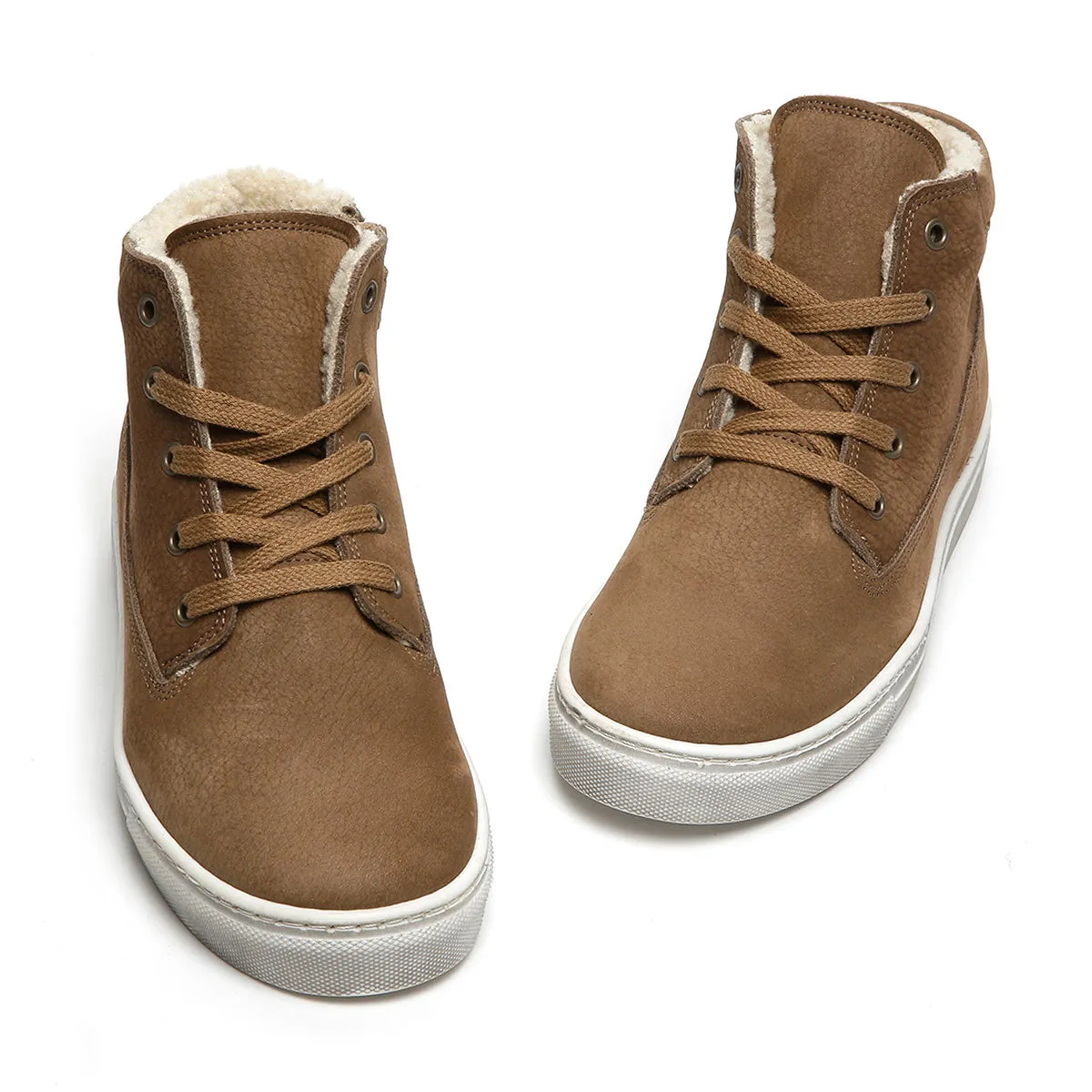 Brown Leather Arnold Lace-Up Boot
