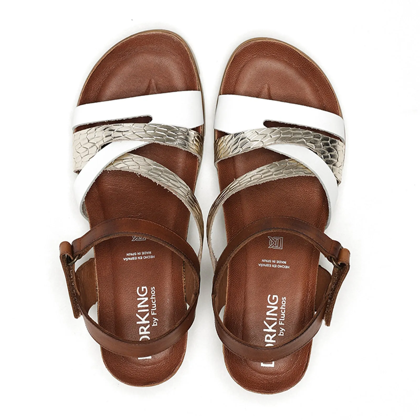 Dorking Agnes D9055 Wedge Sandal (Women) - Blanco