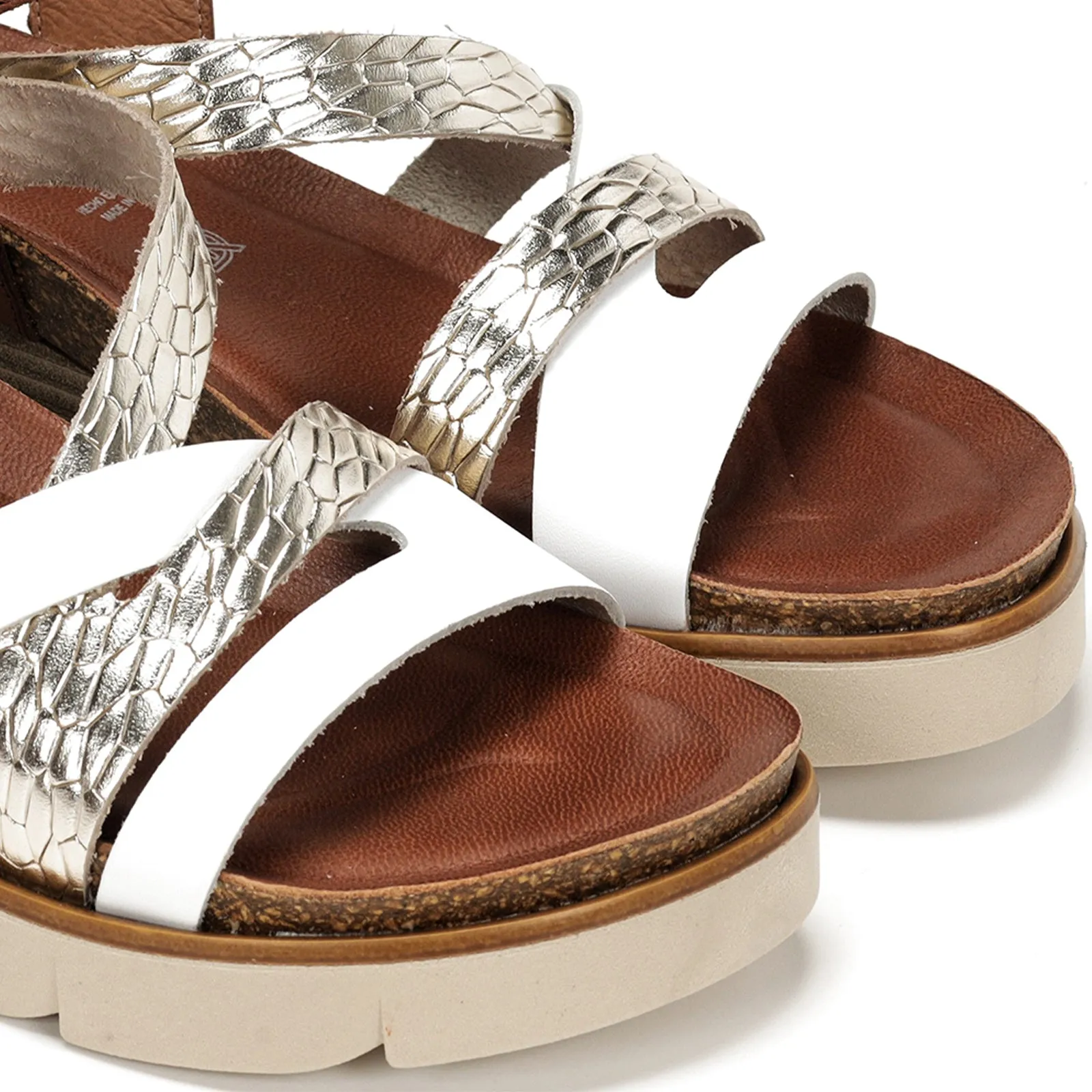 Dorking Agnes D9055 Wedge Sandal (Women) - Blanco