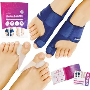 JFA Medical Bunion Corrector Kit inc Splint Toe Separators | Adjustable