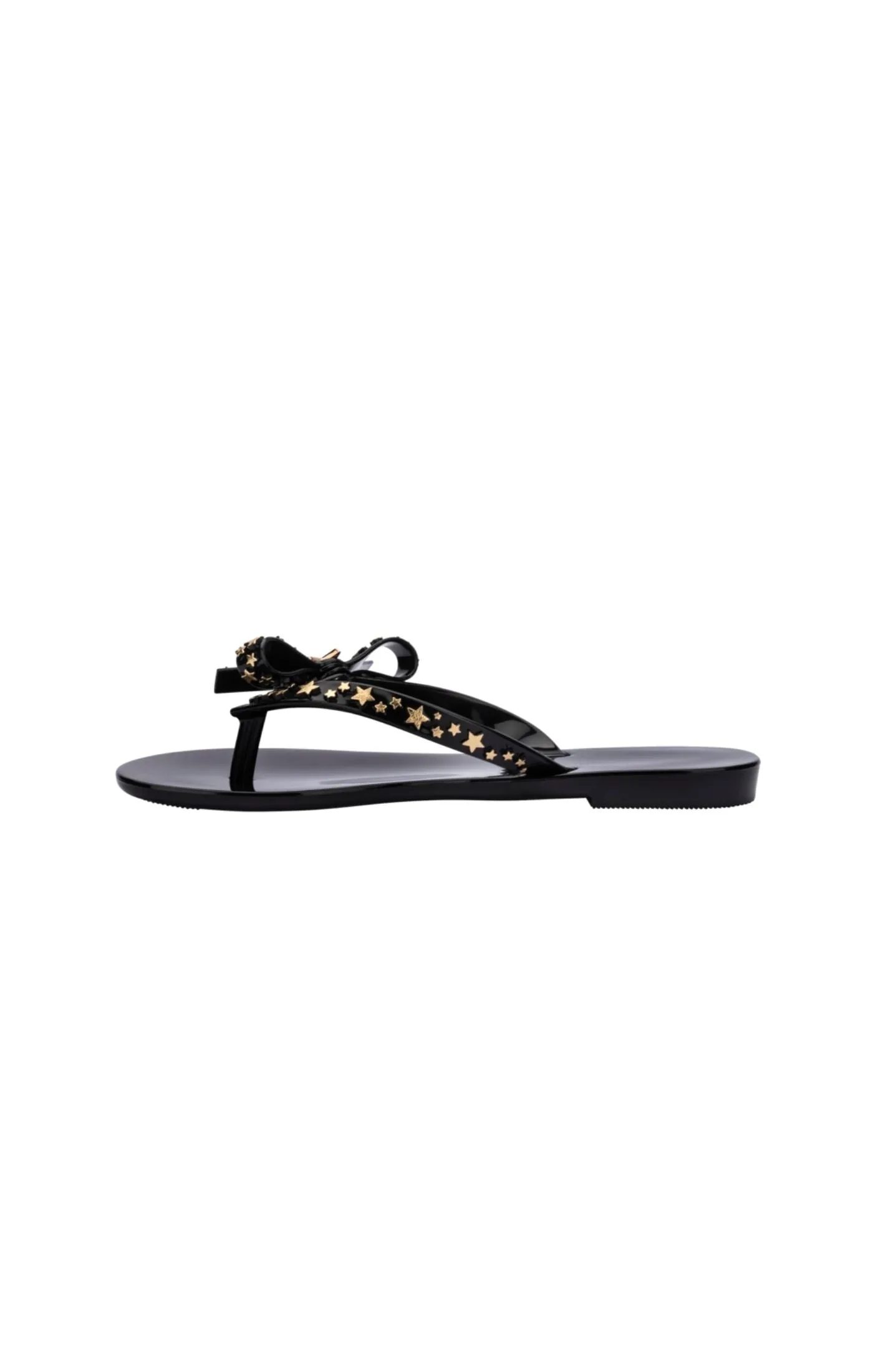 Mini Melissa Harmonic Stars Flip Flops - Black
