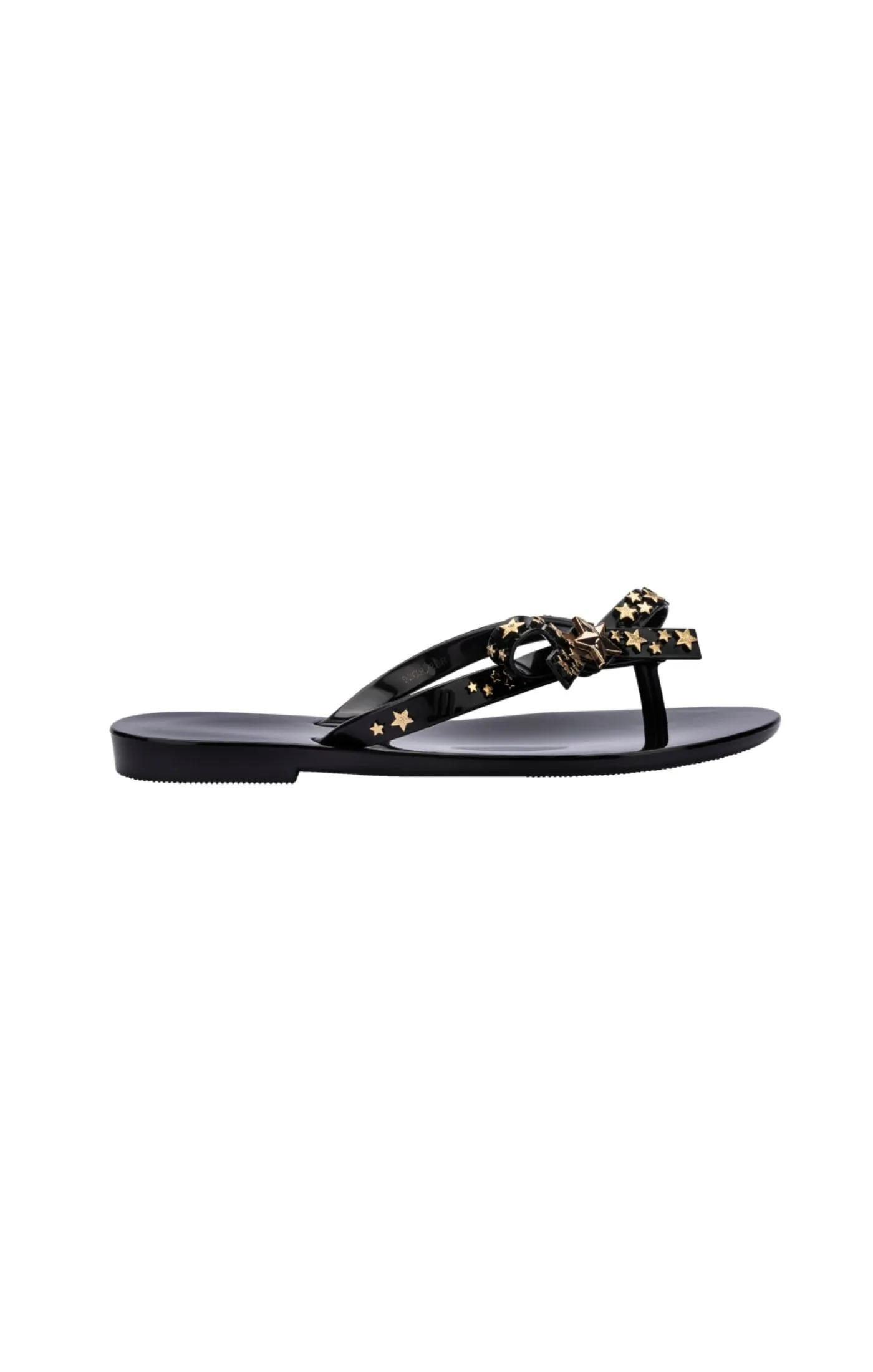 Mini Melissa Harmonic Stars Flip Flops - Black