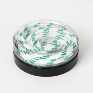 NESTEL round lace - white/green