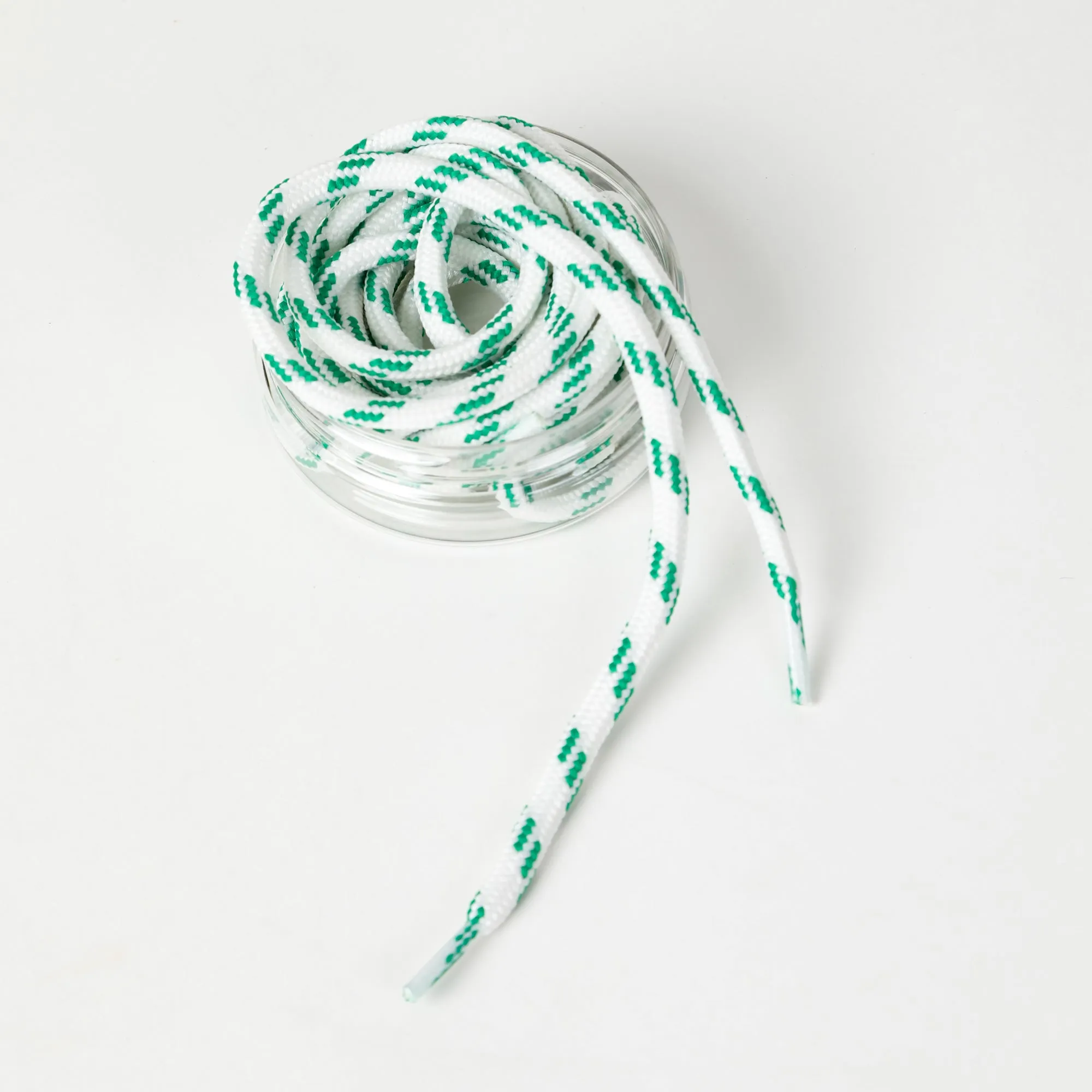 NESTEL round lace - white/green