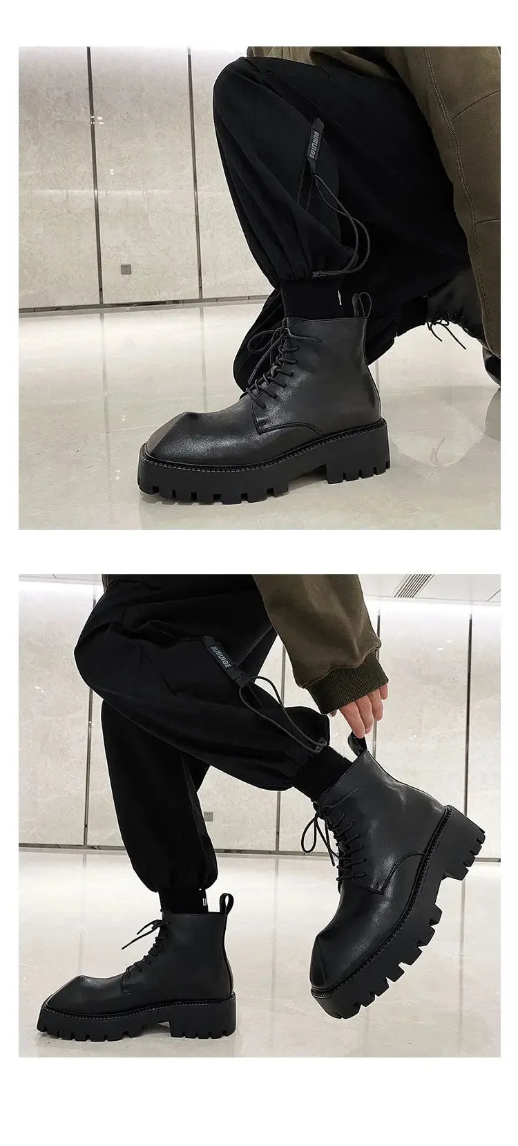 【New】Triangle Toe Leather Shoes