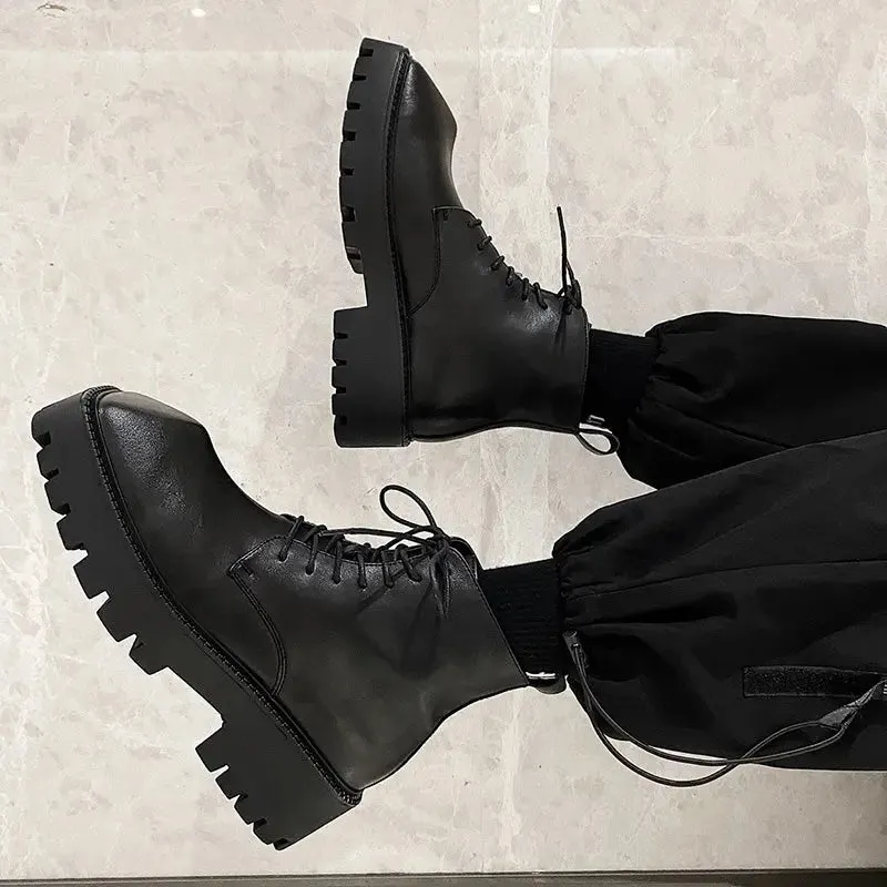 【New】Triangle Toe Leather Shoes