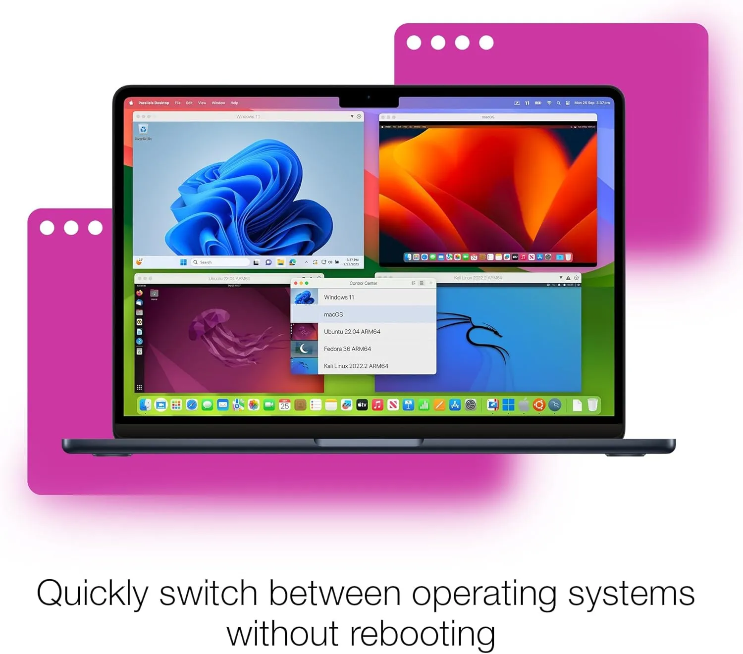 Parallels Desktop 20 for Mac | Run Windows on Mac Virtual Machine Software | Authorized by Microsoft| 1 Year Subscription [Mac Download]