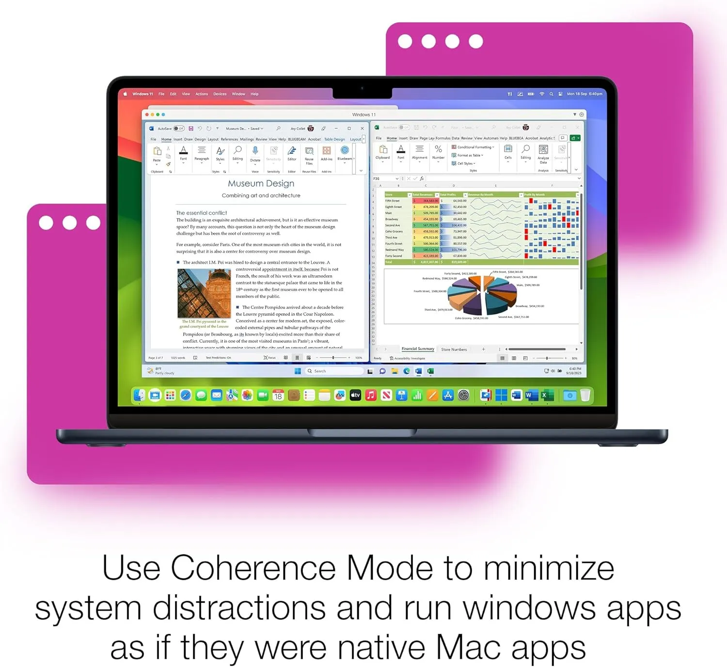 Parallels Desktop 20 for Mac | Run Windows on Mac Virtual Machine Software | Authorized by Microsoft| 1 Year Subscription [Mac Download]