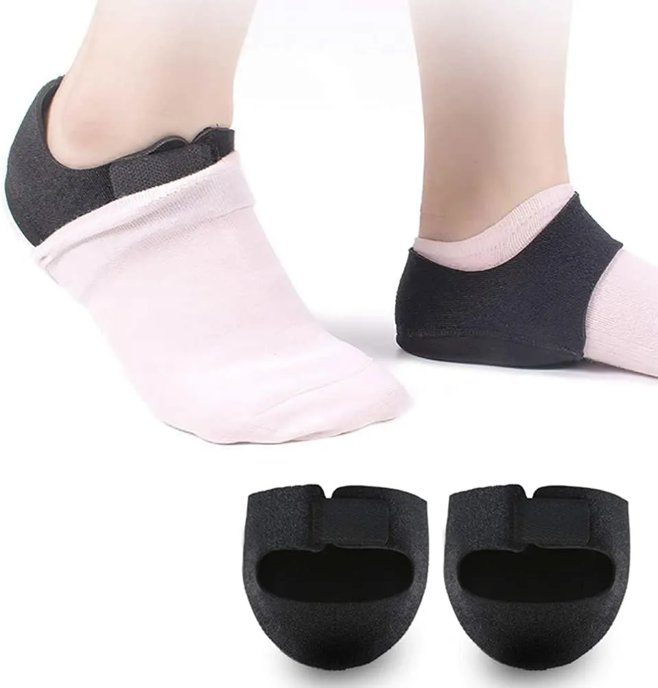 Plantar Fasciitis Heel Cups for Heel Pain Updated Version Heel Protectors, Sleeves Pads, Heel Support for Heel Pain, Heel Spur, Cracked Heels for Women and Men (Black, M 8.5-12 / W 10-13)