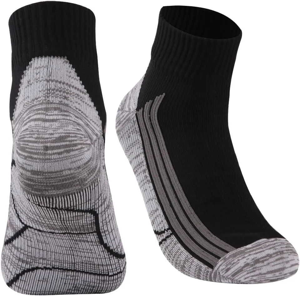 RANDY SUN Waterproof Socks, Unisex Cycling/Hunting/Fishing/Running Ankle Socks 1&2 Pair