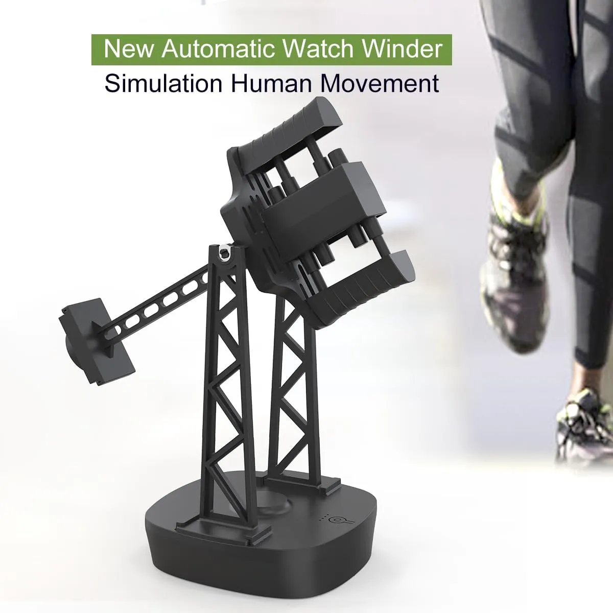 Single Watch Winder for Automatic Watches,Timer Shutdown,Adjustable Speed,Self Winding Turner,Rotating Device