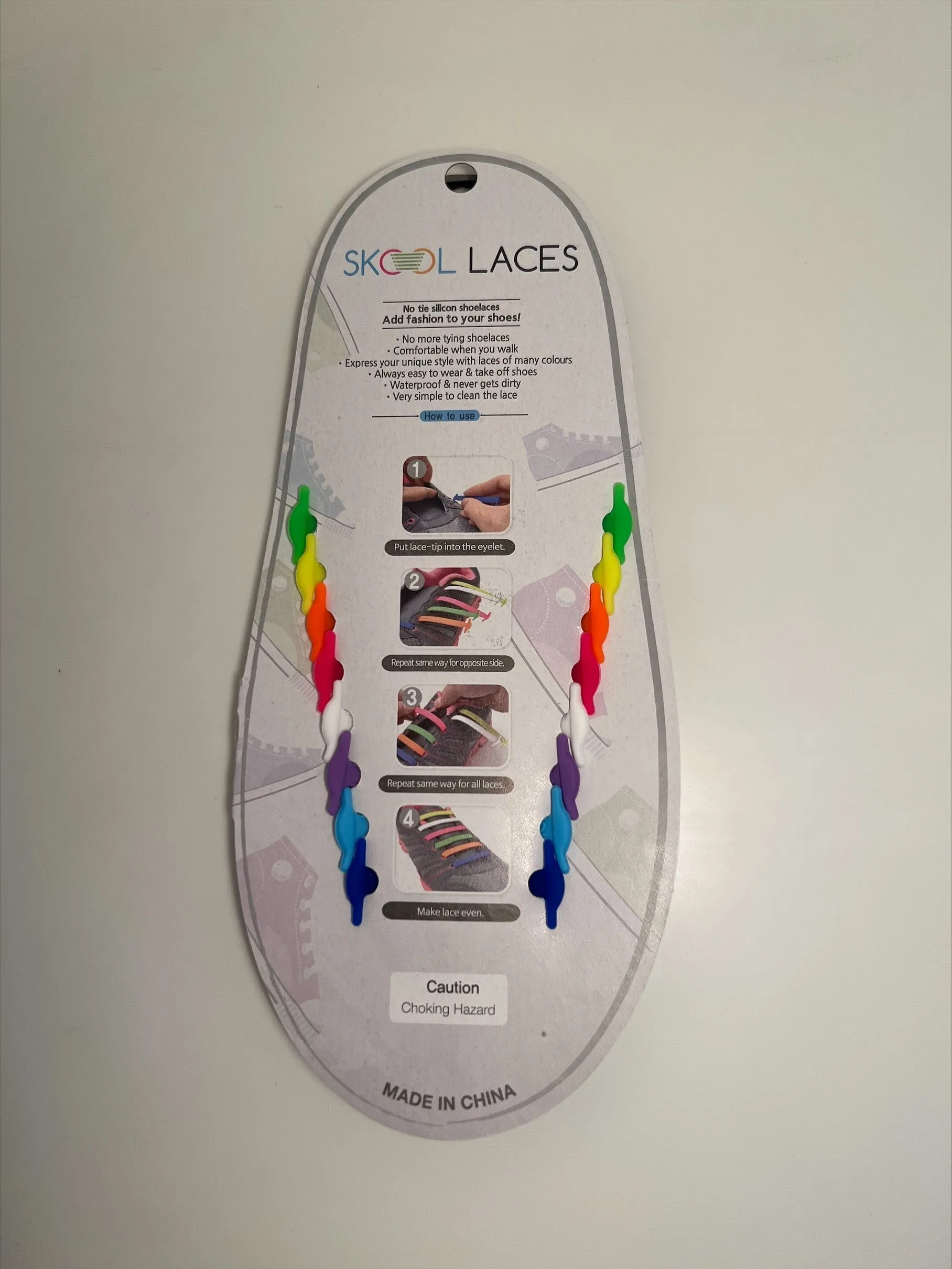 SKOOL LACES - RAINBOW