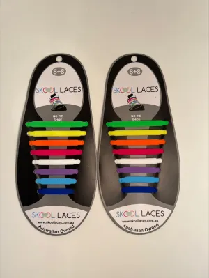 SKOOL LACES - RAINBOW