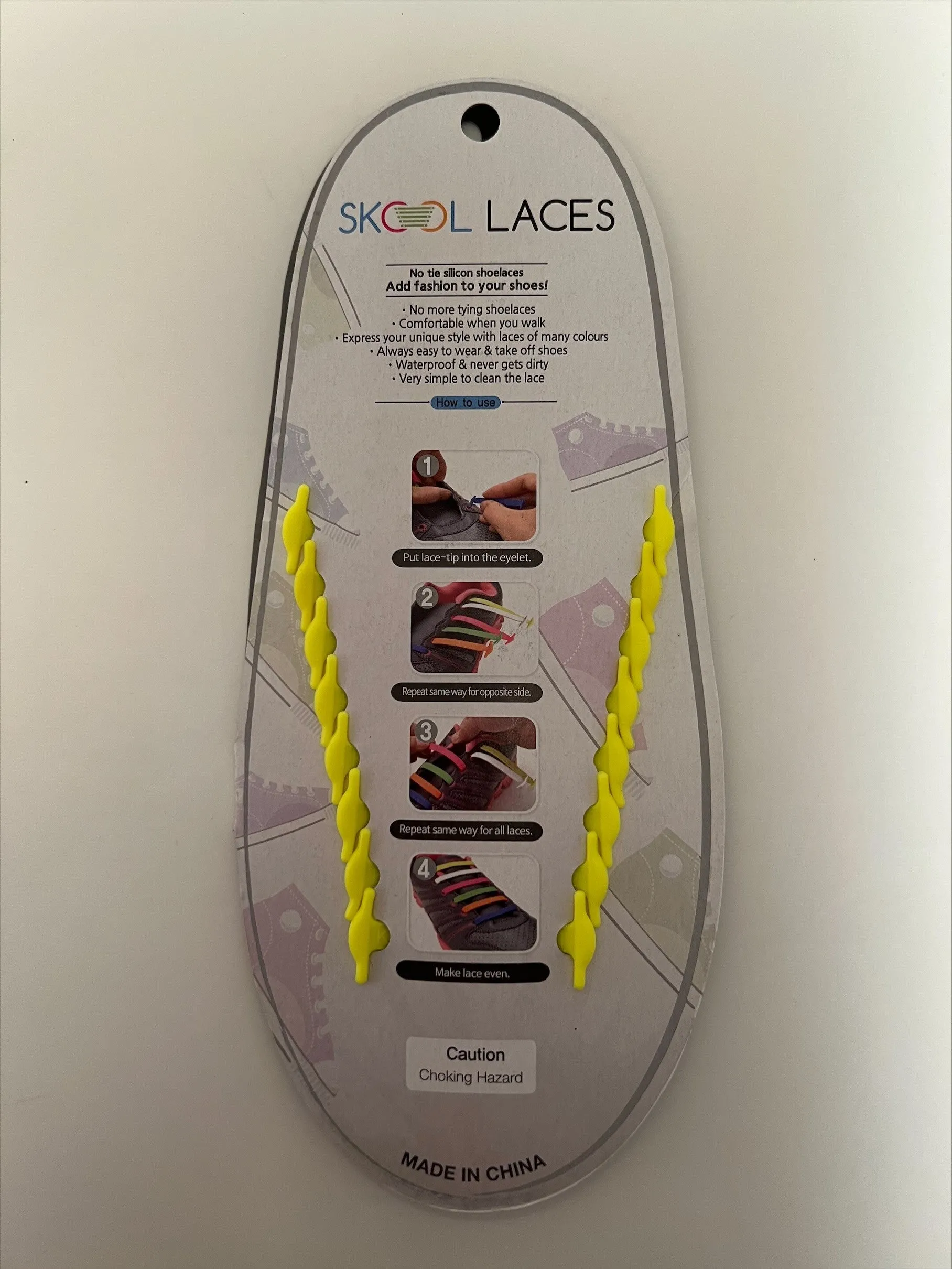 SKOOL LACES - YELLOW