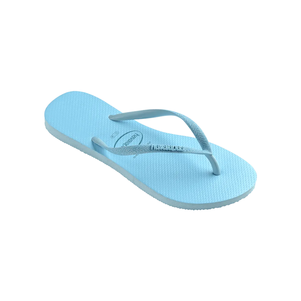 Slim Glitter Neon Flip Flops