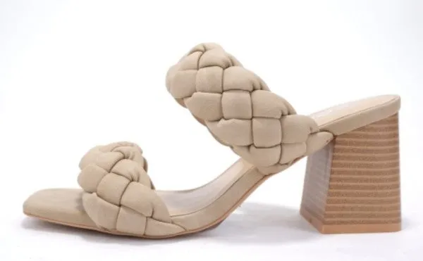 Taupe Bubble Heel