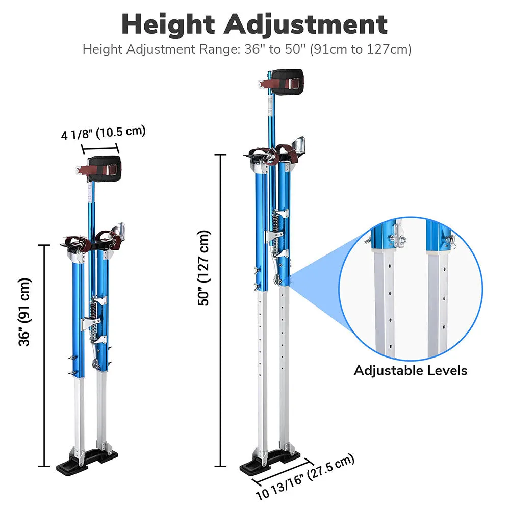 TheLAShop 36" to 50" Aluminum Drywall Painting Stilts
