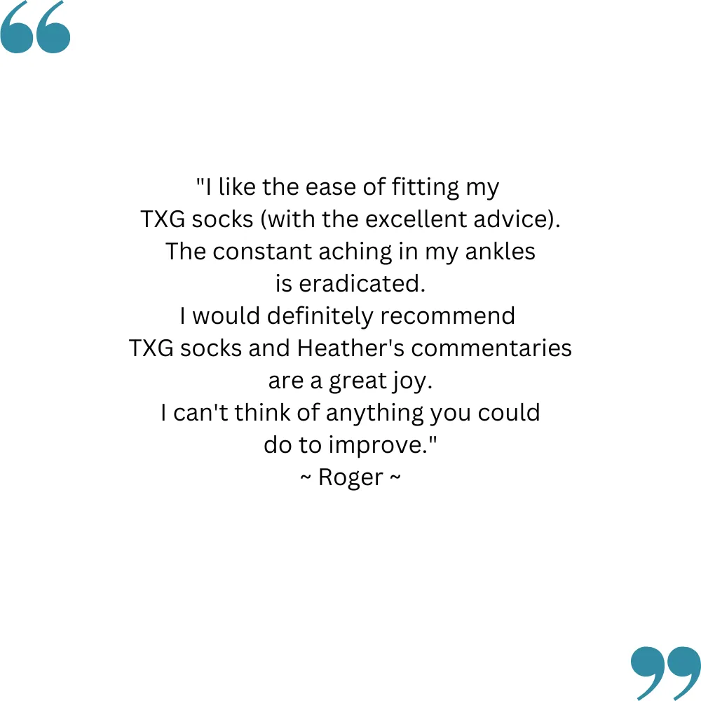 TXG Compression Stockings for Men - Gentleman's Comfort Omniease Range