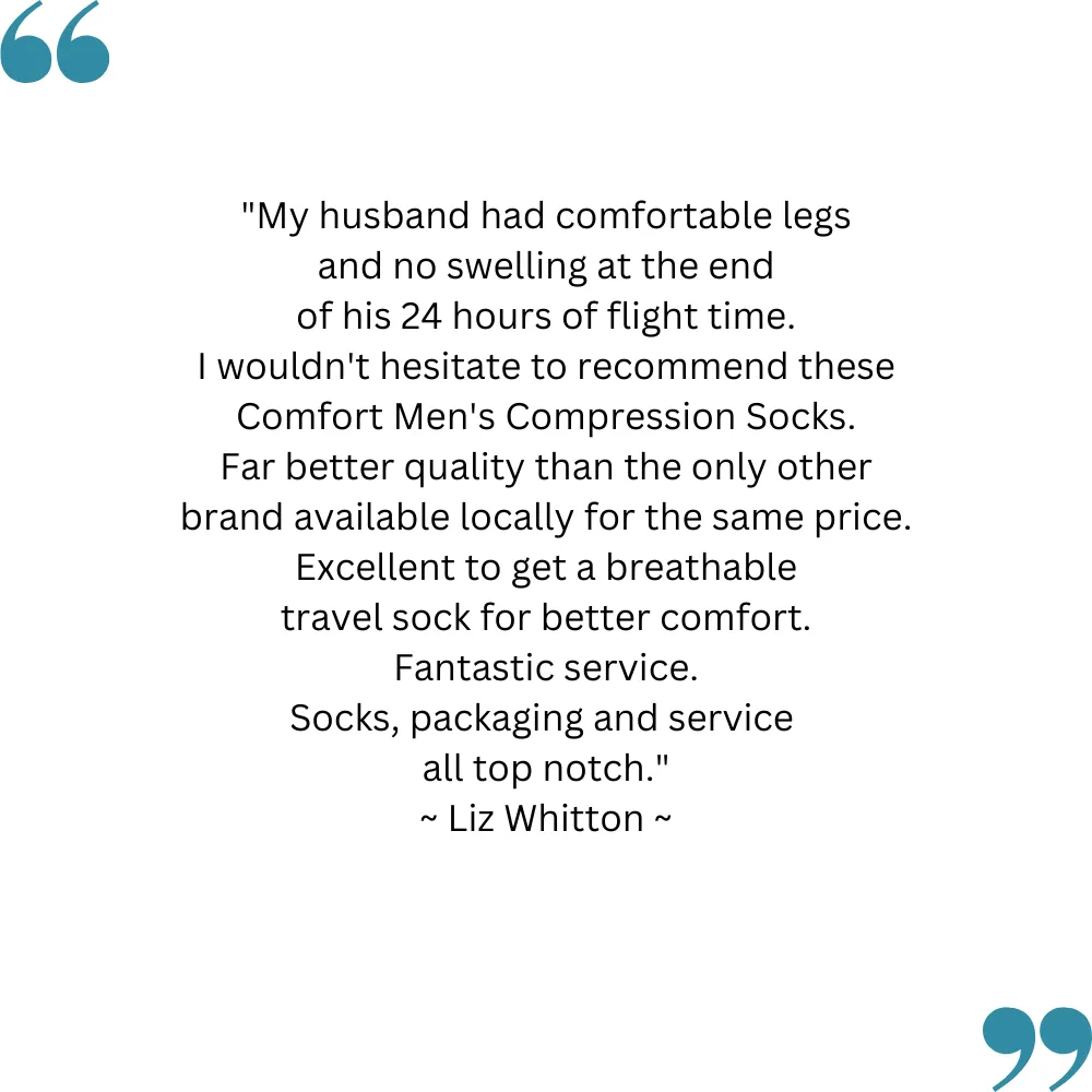 TXG Compression Stockings for Men - Gentleman's Comfort Omniease Range