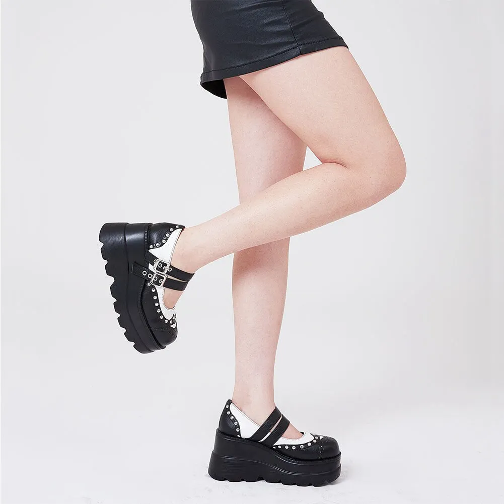Wedge Heel Flats Shoes